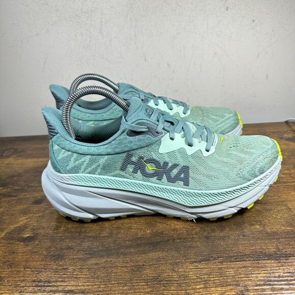 Hoka One One Shoes - HOKA Challenger ATR 7 Mist Green 1134498 MGTR Shoes Sneakers Women's Size 8 B
